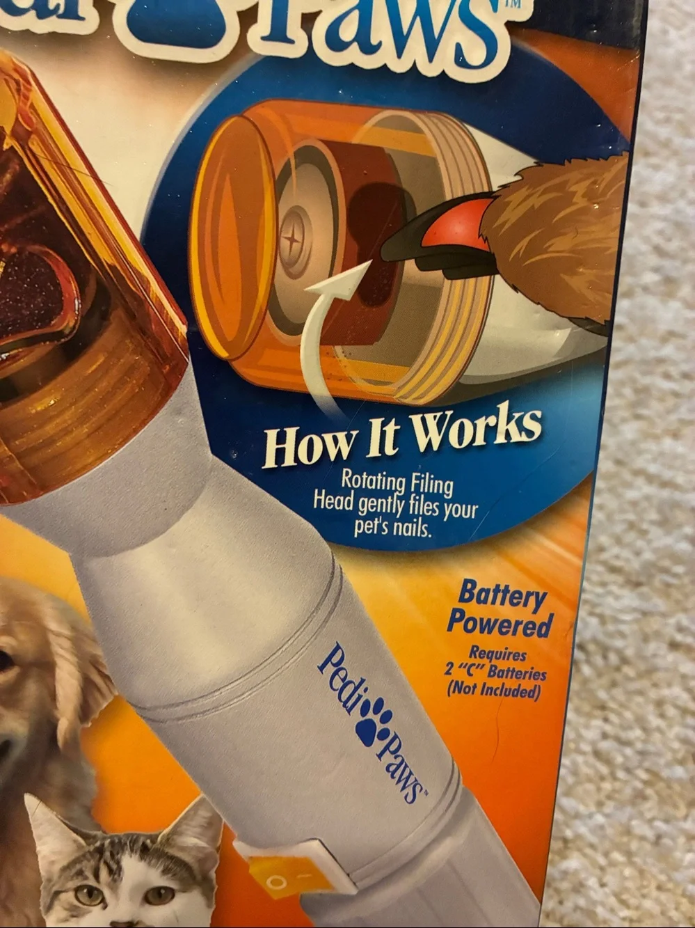 Pet Nail Trimmer - White & Amber